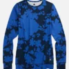 Women’s Burton Midweight Base Layer Crewneck – Amparo Blue Camellia