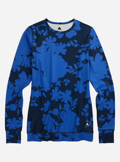 Women’s Burton Midweight Base Layer Crewneck – Amparo Blue Camellia 3 Women’s Burton Midweight Base Layer Crewneck – Amparo Blue Camellia