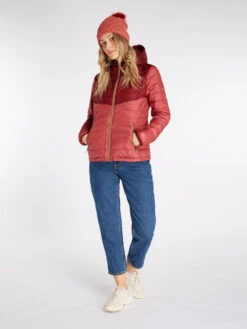 Protest Clover Lightweight Jacket – Red -Surf Snow Style Shop 6612122 775 look