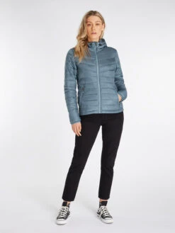 Protest Clover Lightweight Jacket – Manatee -Surf Snow Style Shop 6612122 896 look