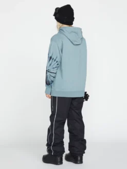 Volcom Costus Hoodie – Green Ash -Surf Snow Style Shop H4152305 GAH B 1188x1584 crop center