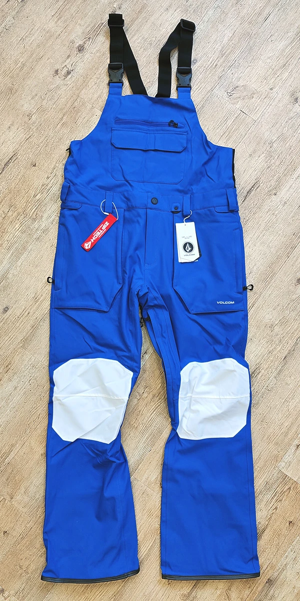 Volcom Roan Bib Pants – Bright Blue 3 Volcom Roan Bib Pants – Bright Blue