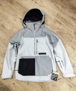 Men’s Burton Carbonate GORE-TEX 2L Anorak – Gray Cloud/Silver