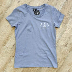 Odyssey Ladies Coast Fitted Tee – Grey Violet