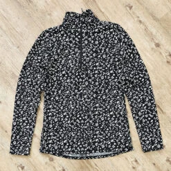 Protest Violet ¼ Zip Top – Black