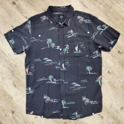 Rip Curl Party Pack Short Sleeve Shirt – Black