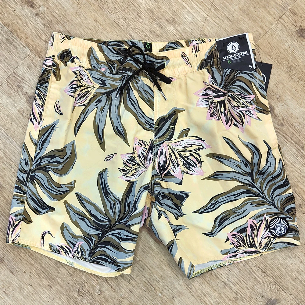 Volcom Center Print Trunks 17″ – Dawn Yellow 3 Volcom Center Print Trunks 17″ – Dawn Yellow