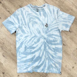 Volcom Iconic Stone Dye Tee – Celestial Blue