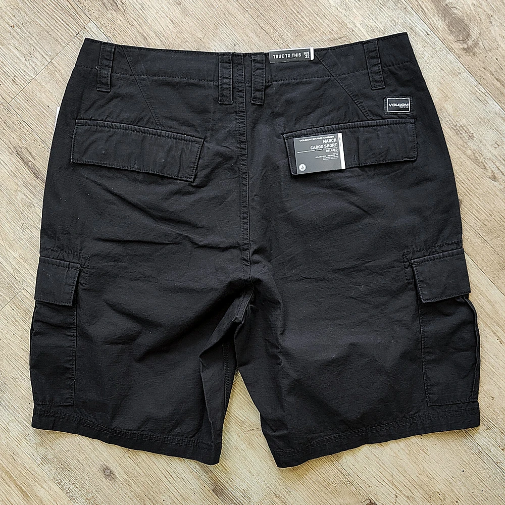 Volcom March Cargo Walkshort – Black 4 Volcom March Cargo Walkshort – Black - Image 2