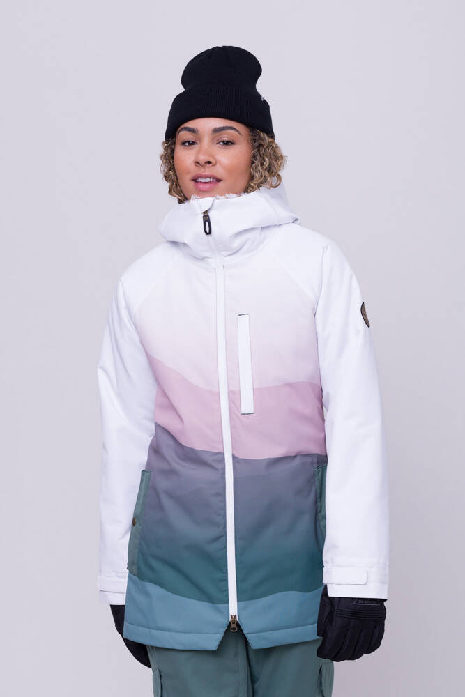 Surf Snow Style Shop -Surf Snow Style Shop pol pl Kurtka snowboardowa 686 Dream Insulated white dusty mtn sunset 1152941202 3